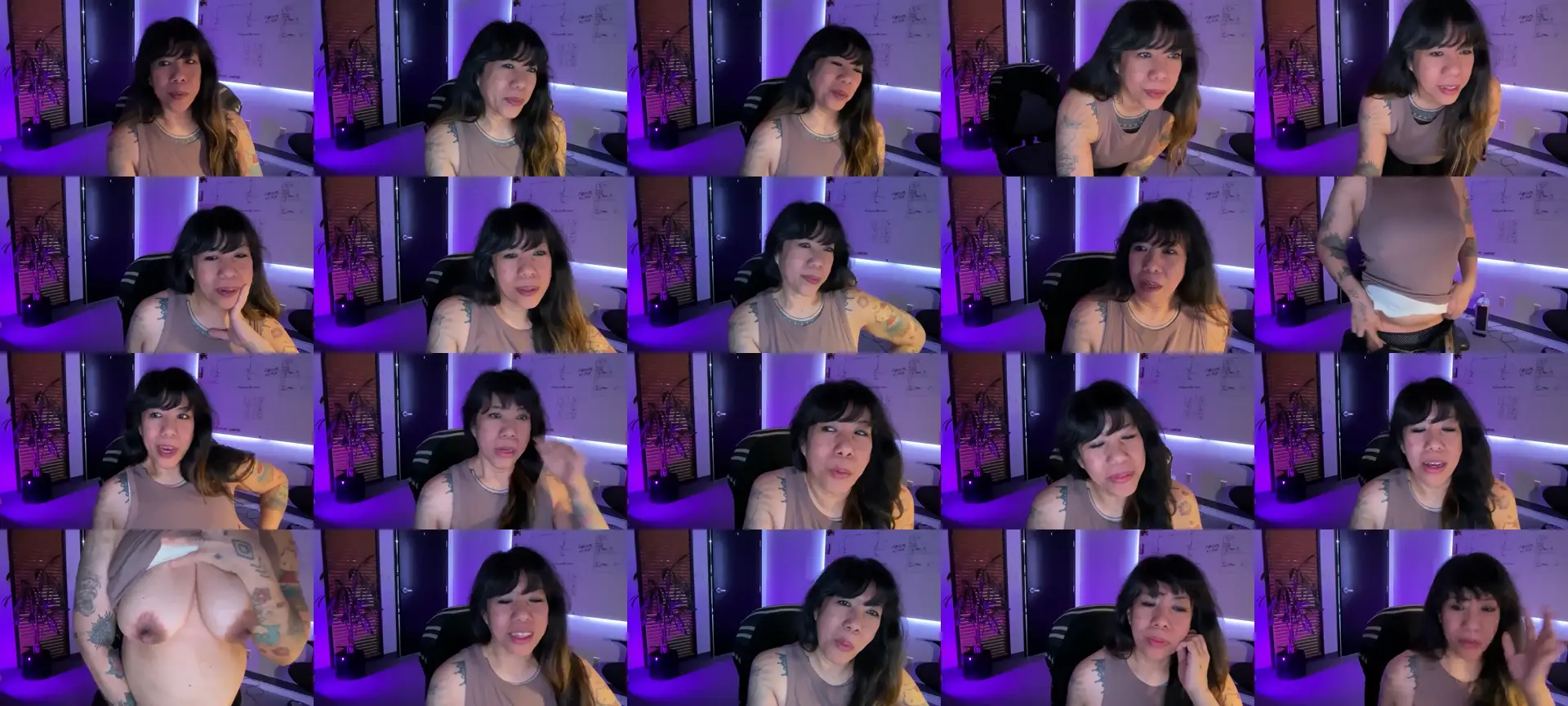 GhostGoddess photo contact sheet