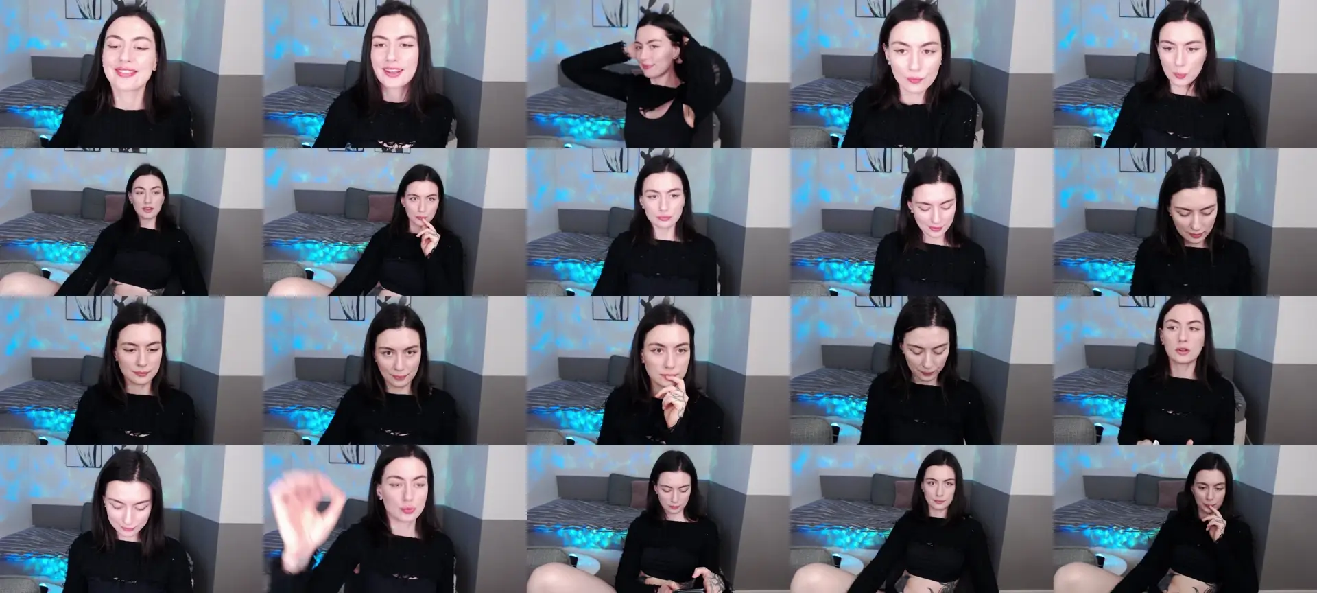 HeyAriel photo contact sheet