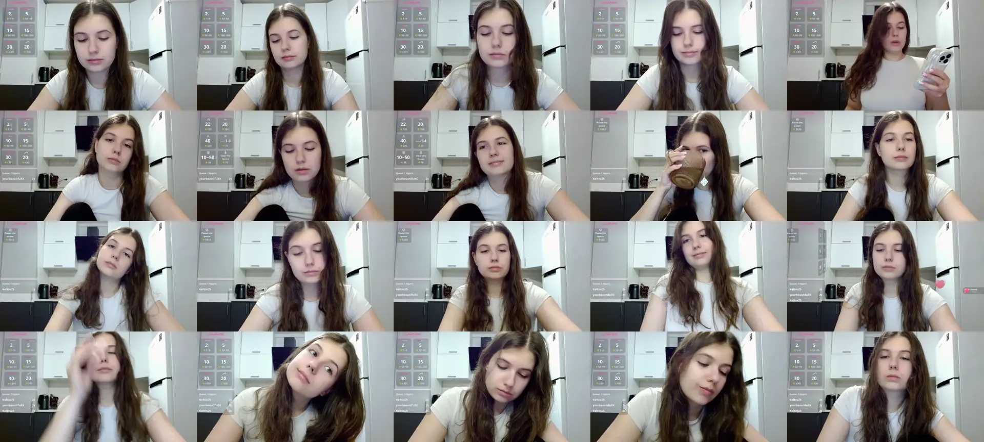 JaneJer photo contact sheet