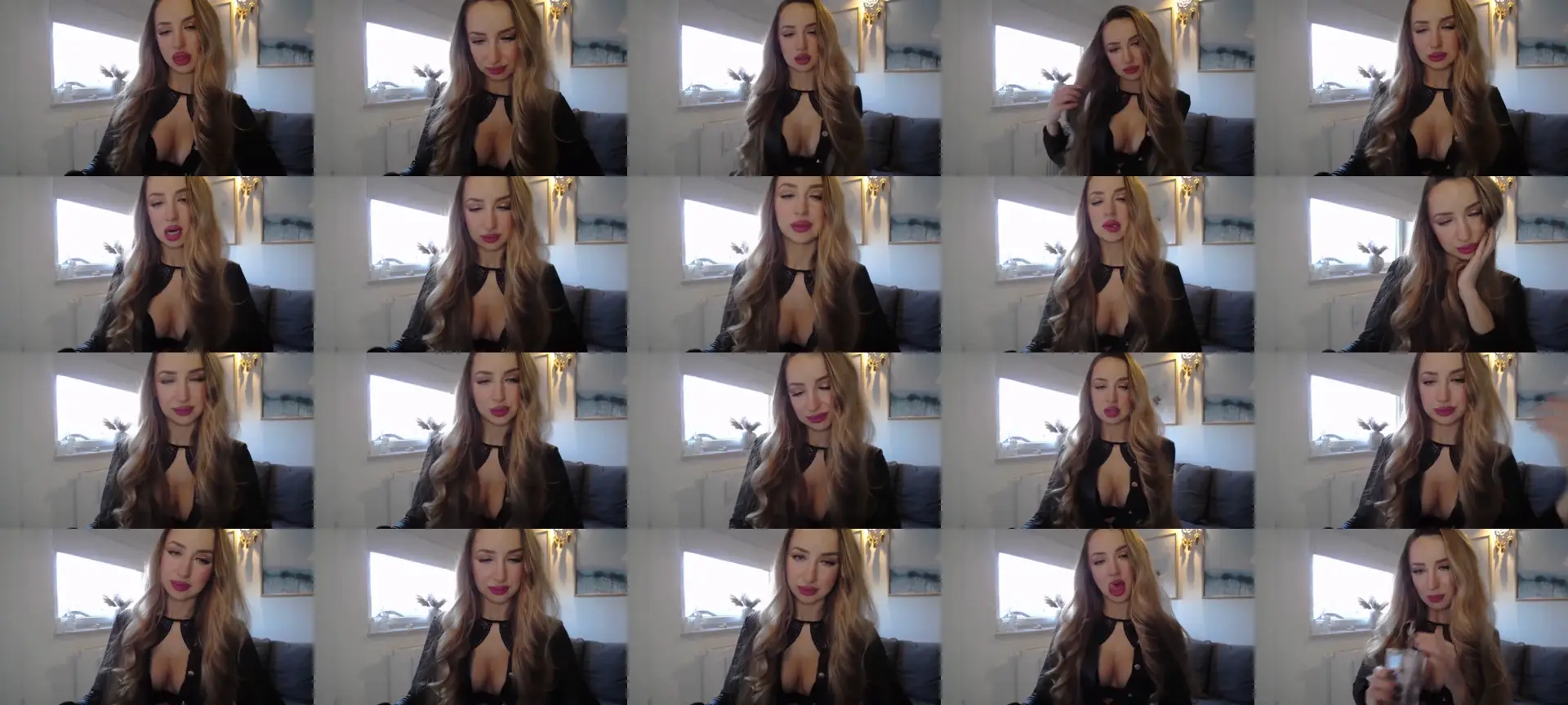 JulietteGlow photo contact sheet