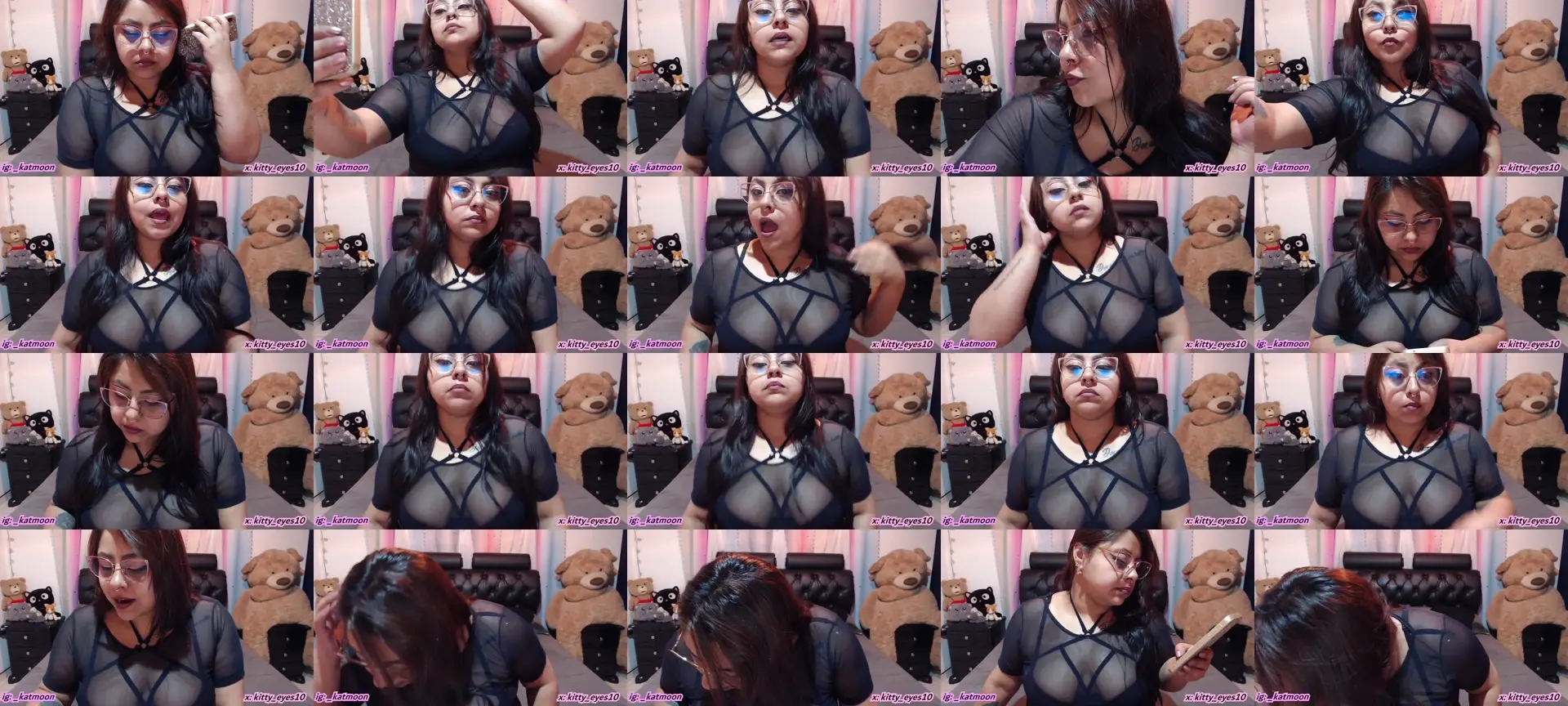 Kitty_eyes photo contact sheet