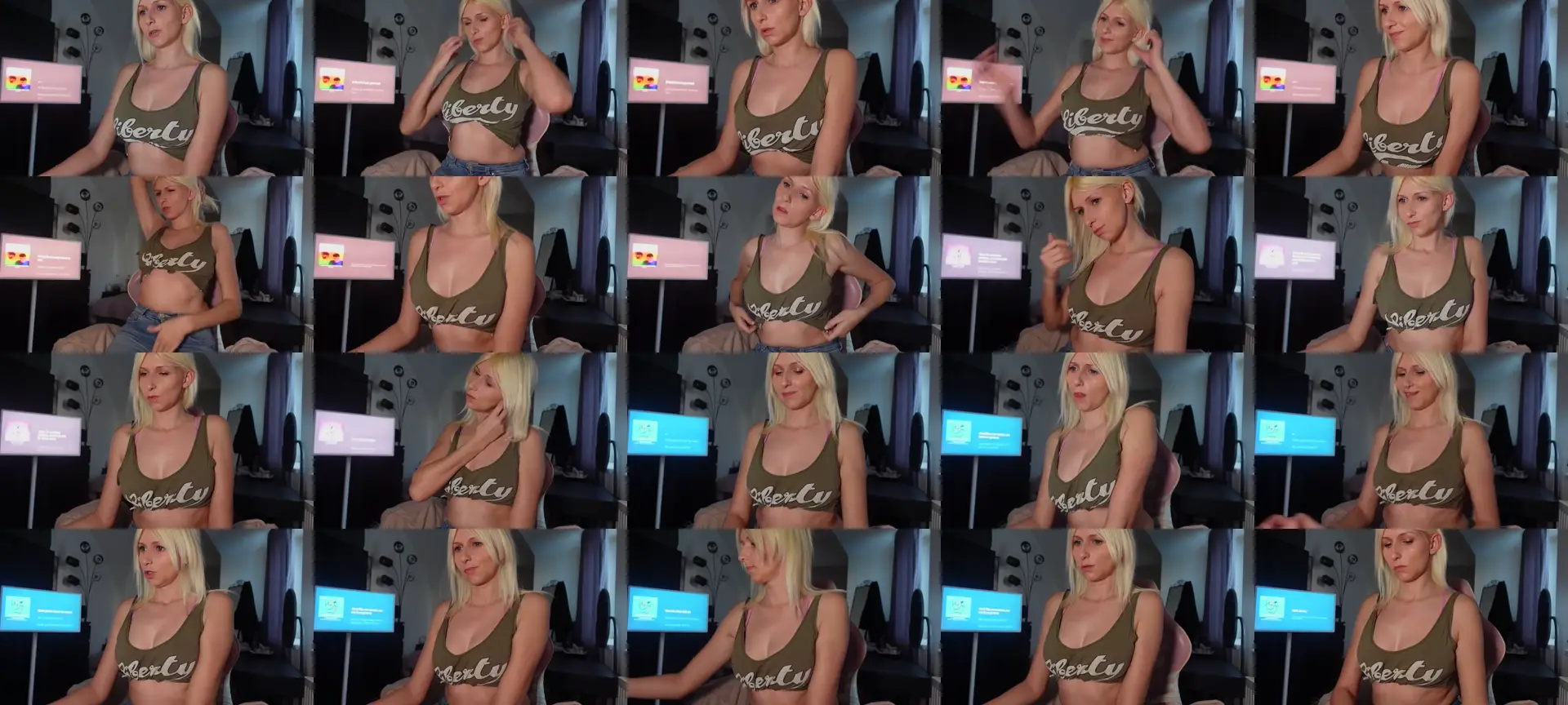 KittysXKat photo contact sheet