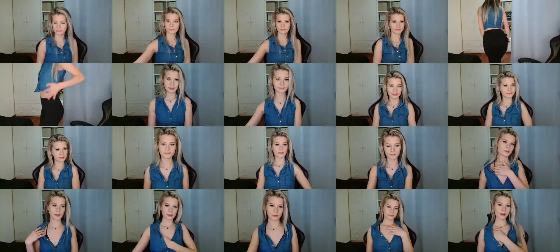 KristineLips photo contact sheet