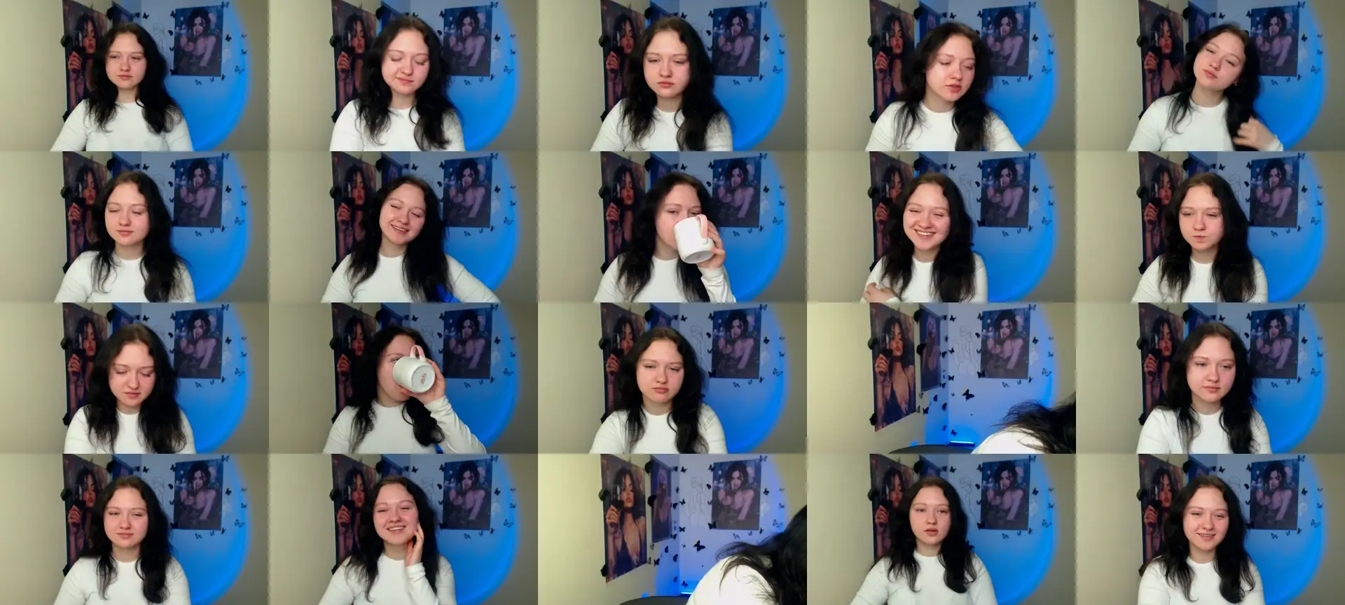 LAlicee photo contact sheet