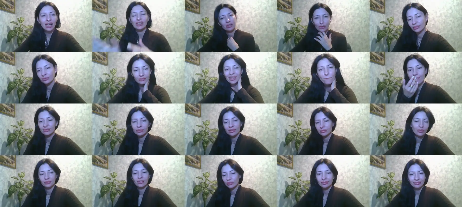 LissaBlossom photo contact sheet