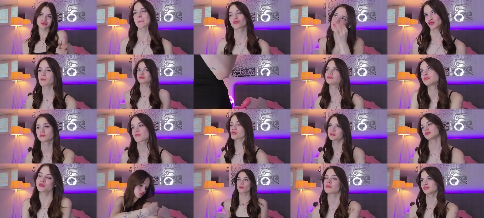 LuisaClover photo contact sheet