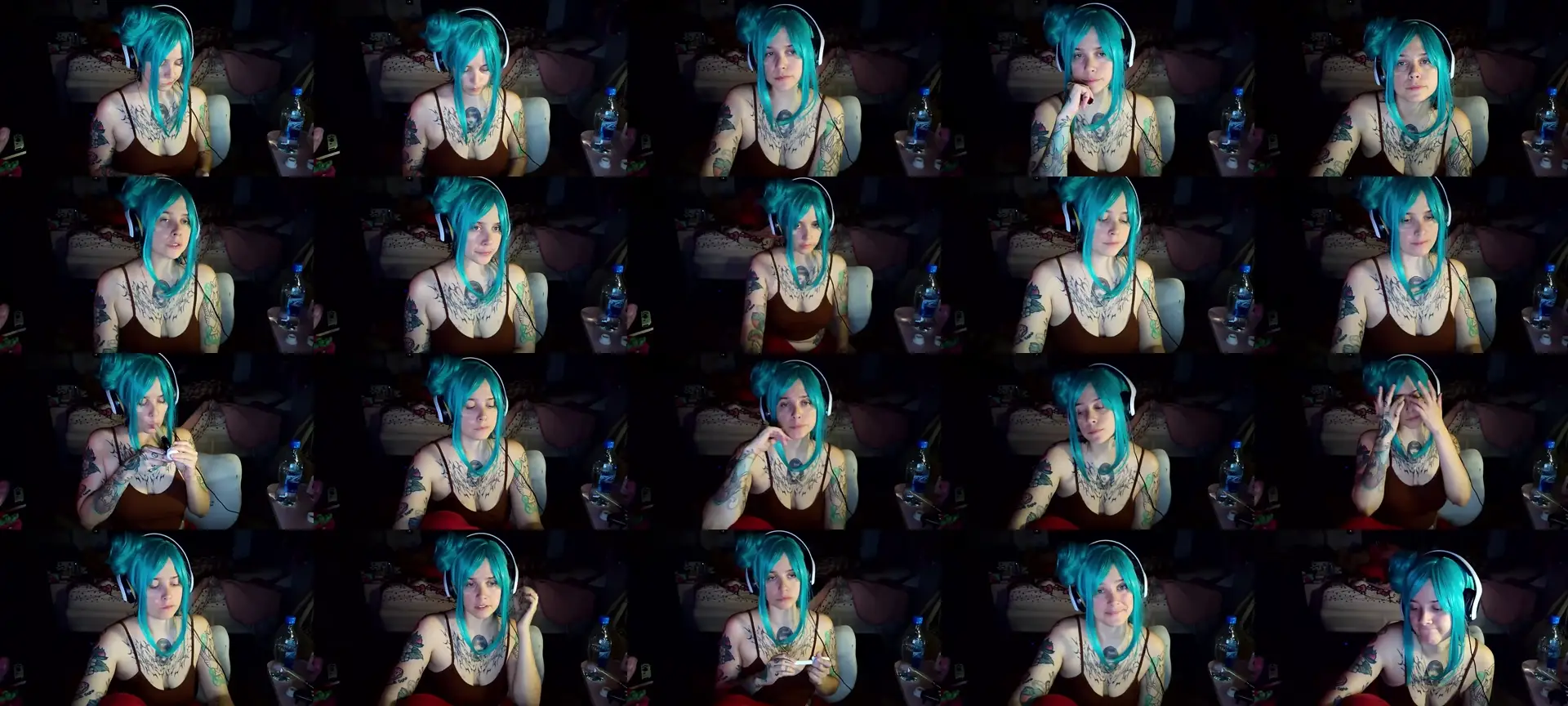 LunaLovely420 photo contact sheet