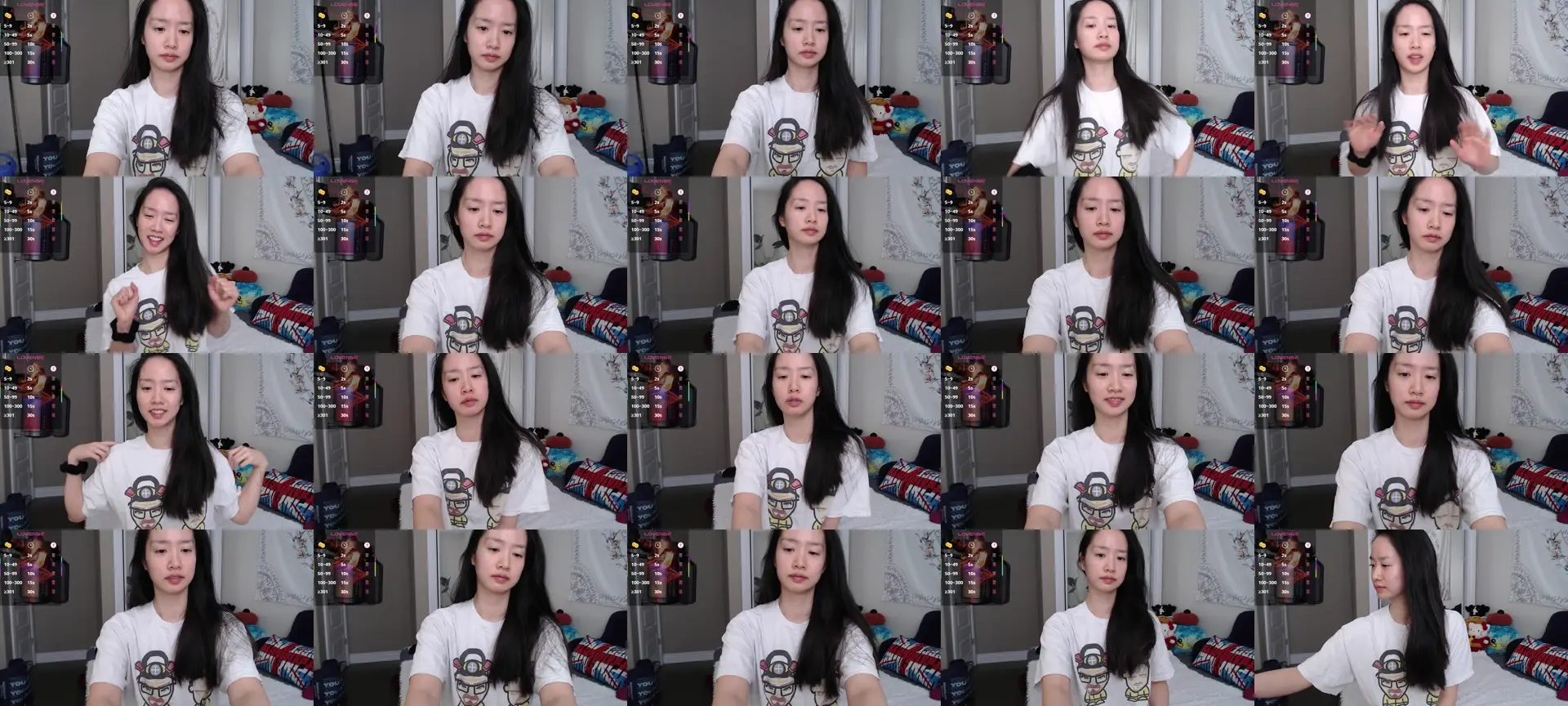 MarissaPeach photo contact sheet