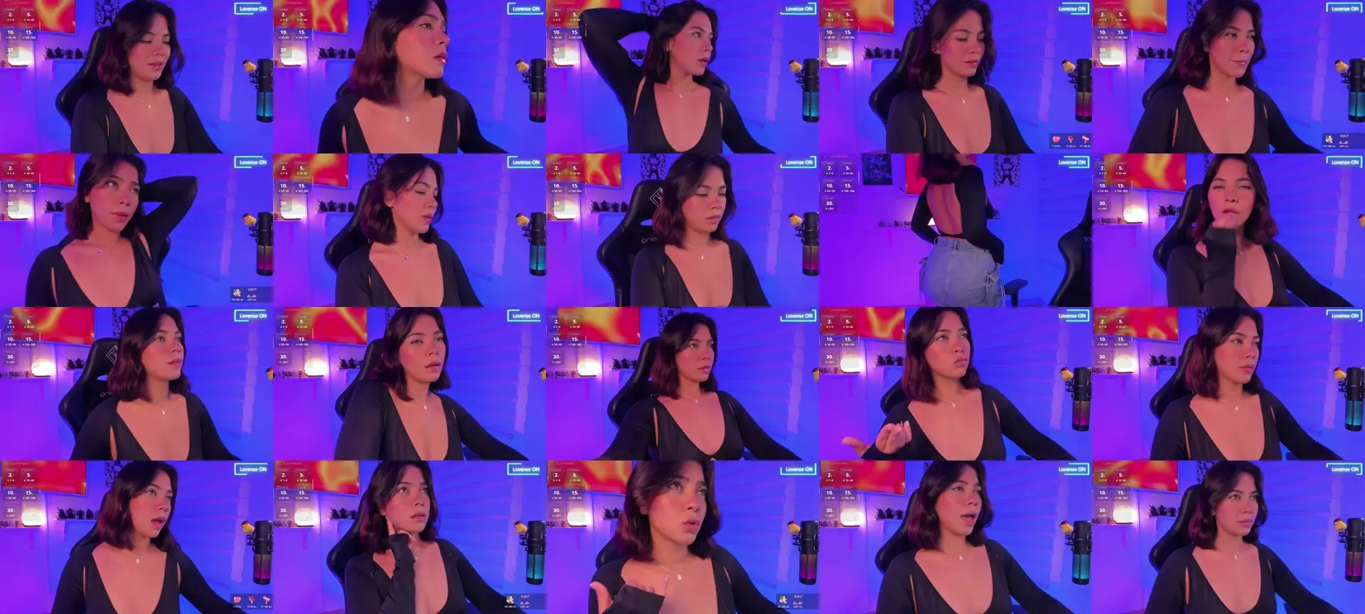 MiaVelour photo contact sheet