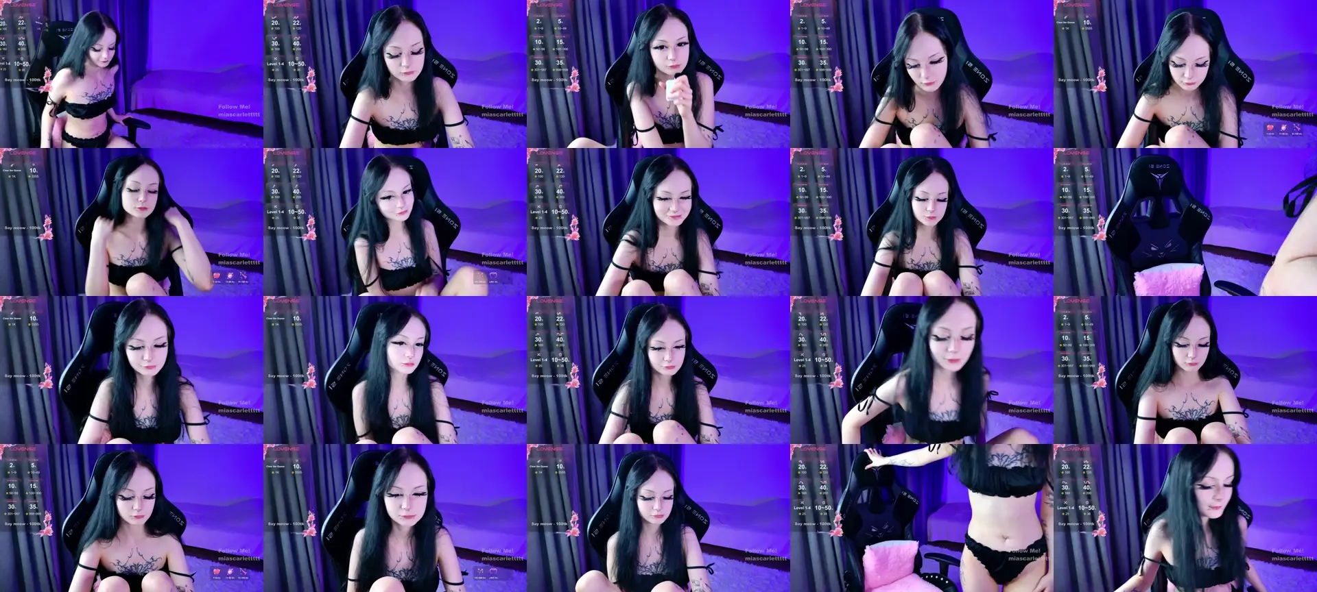 Miaxx photo contact sheet