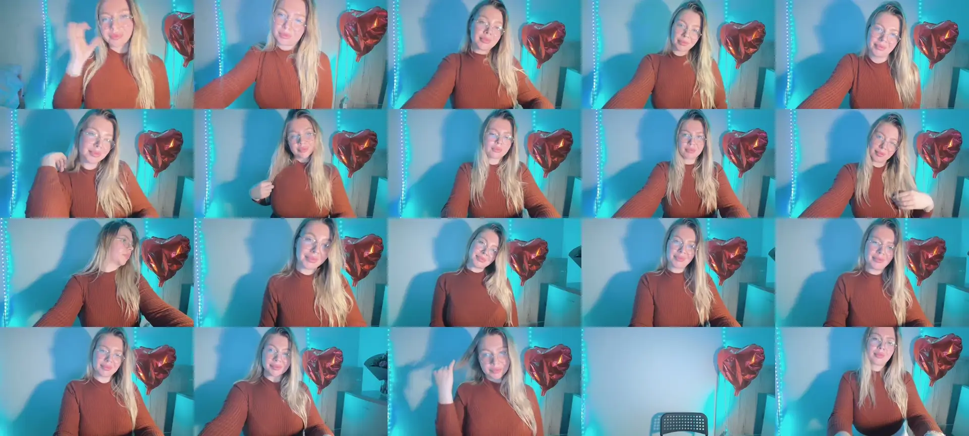 MilanaCurvy photo contact sheet