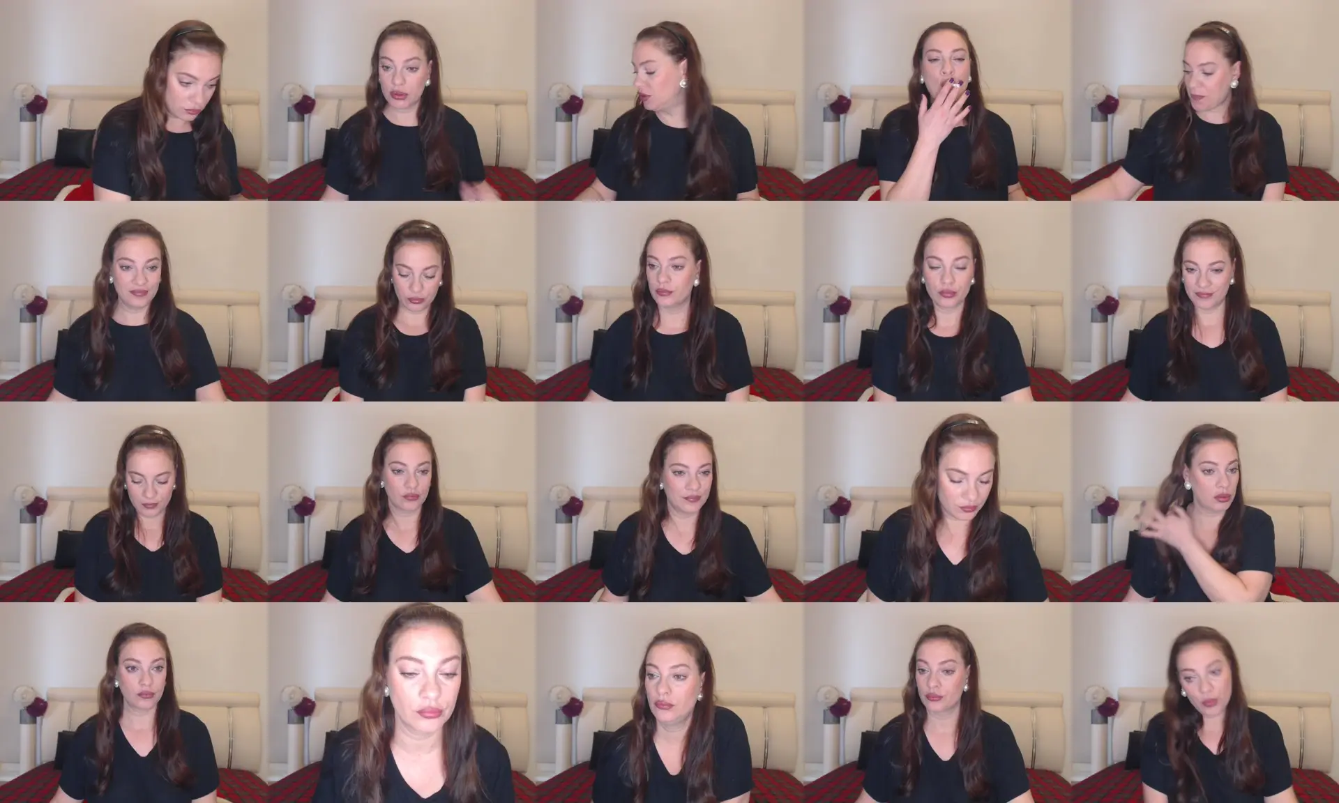 MissEva0 photo contact sheet