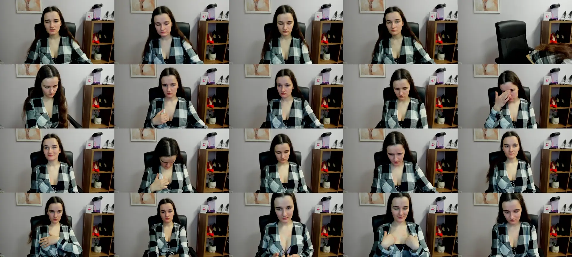 NastyKate photo contact sheet