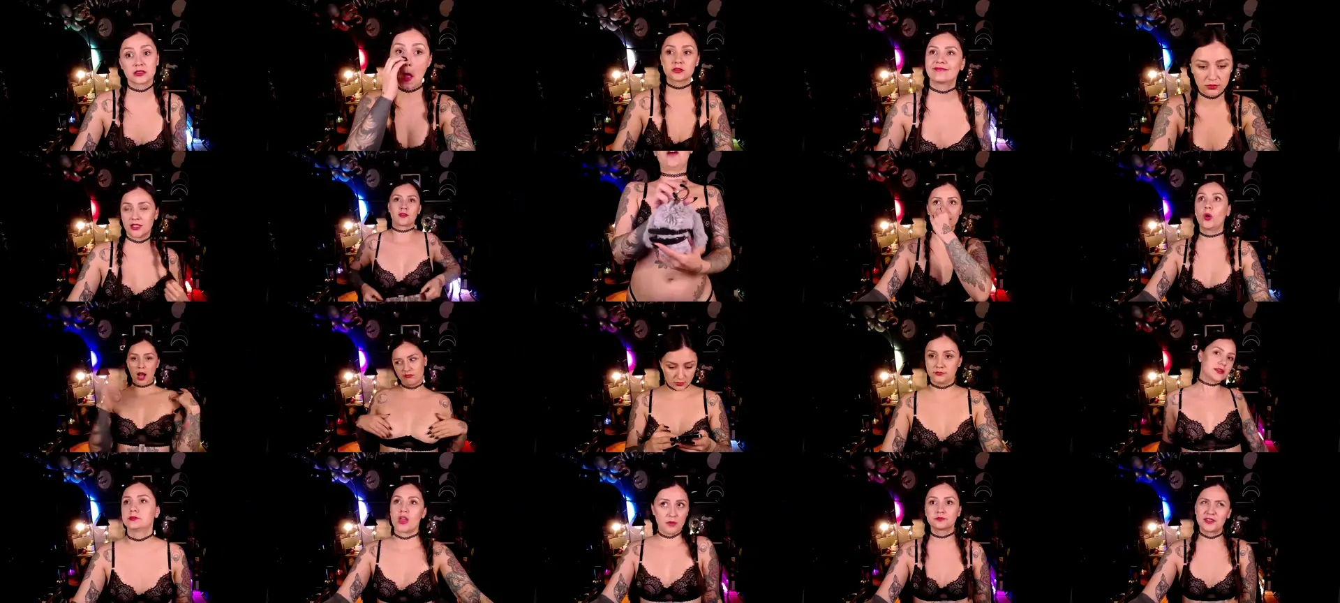 NiaMoon photo contact sheet