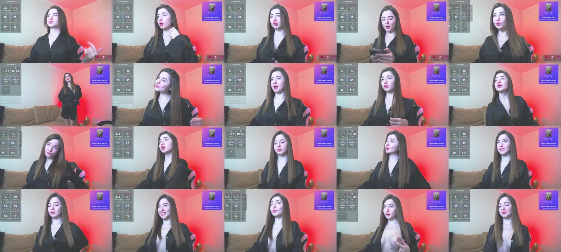 QueenBabushka photo contact sheet