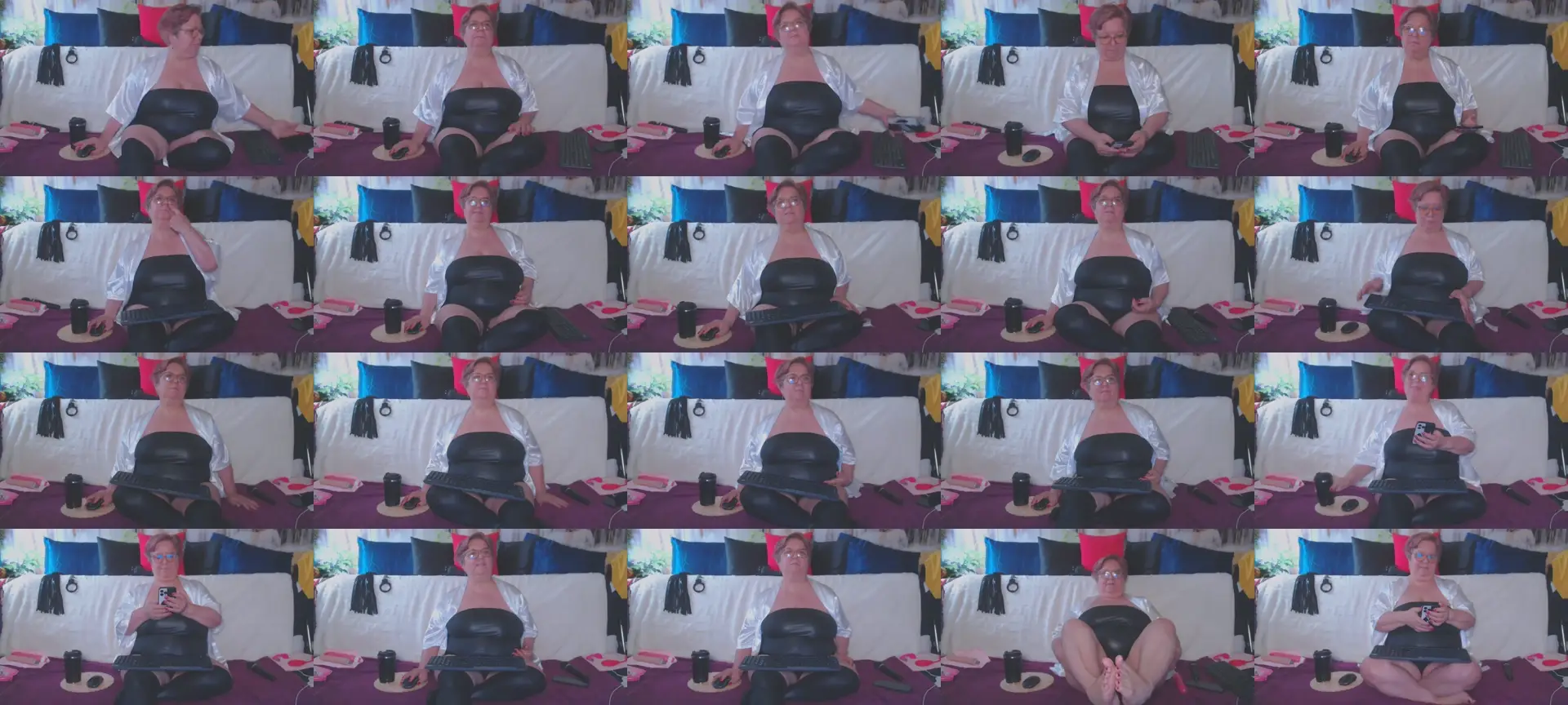 QueenPammy photo contact sheet