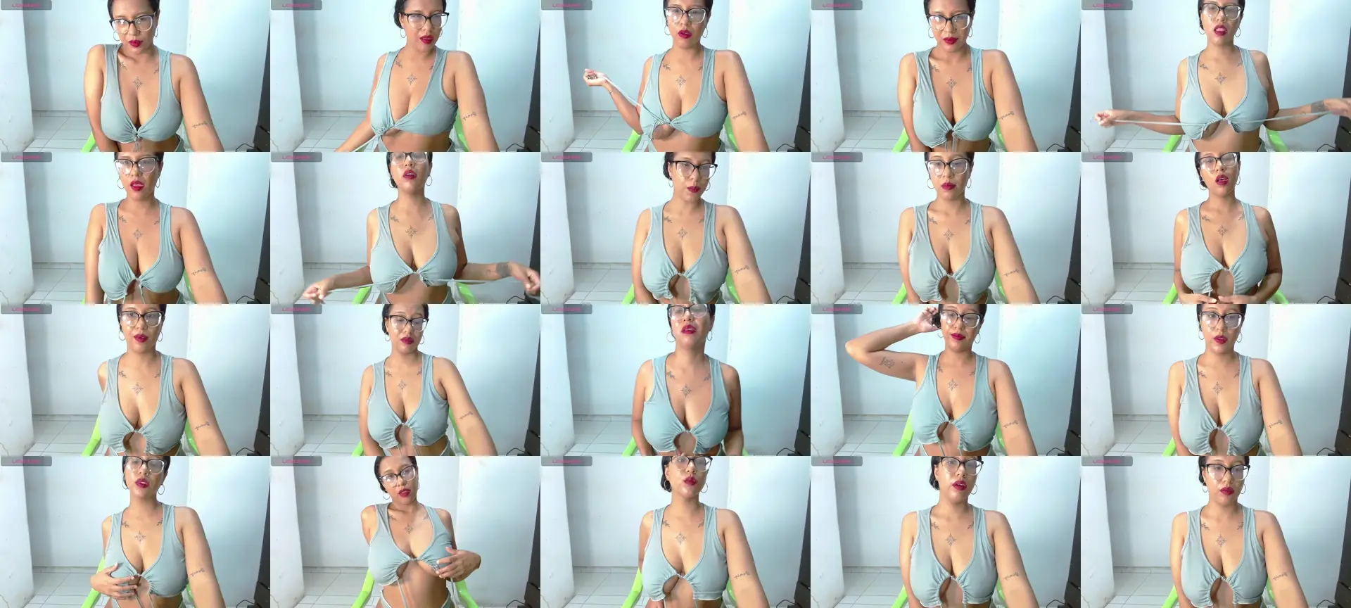 QueenSquirt19 photo contact sheet