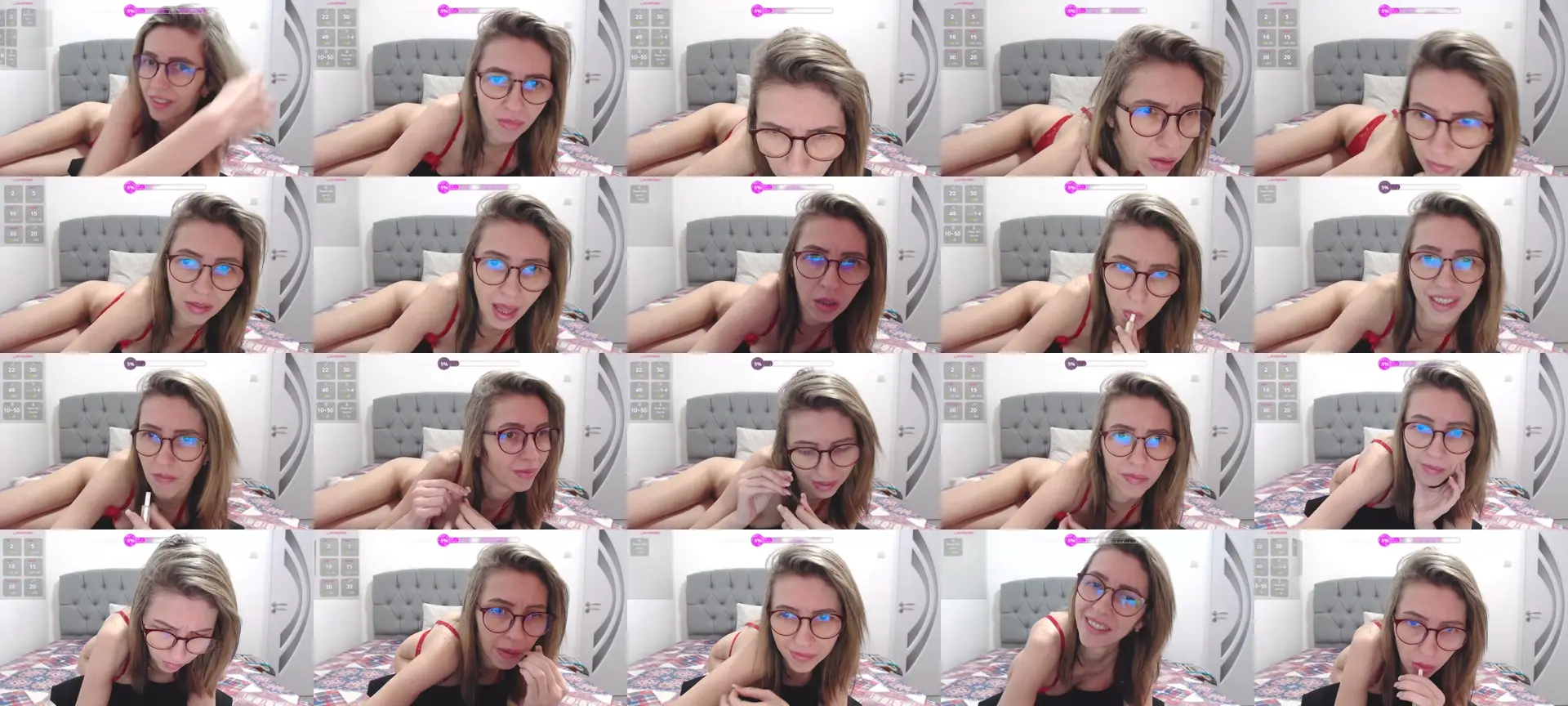 RubiSweet photo contact sheet