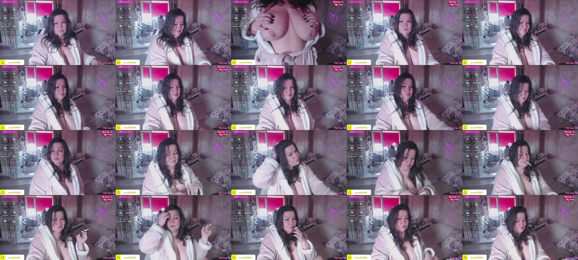 SamantaMature photo contact sheet