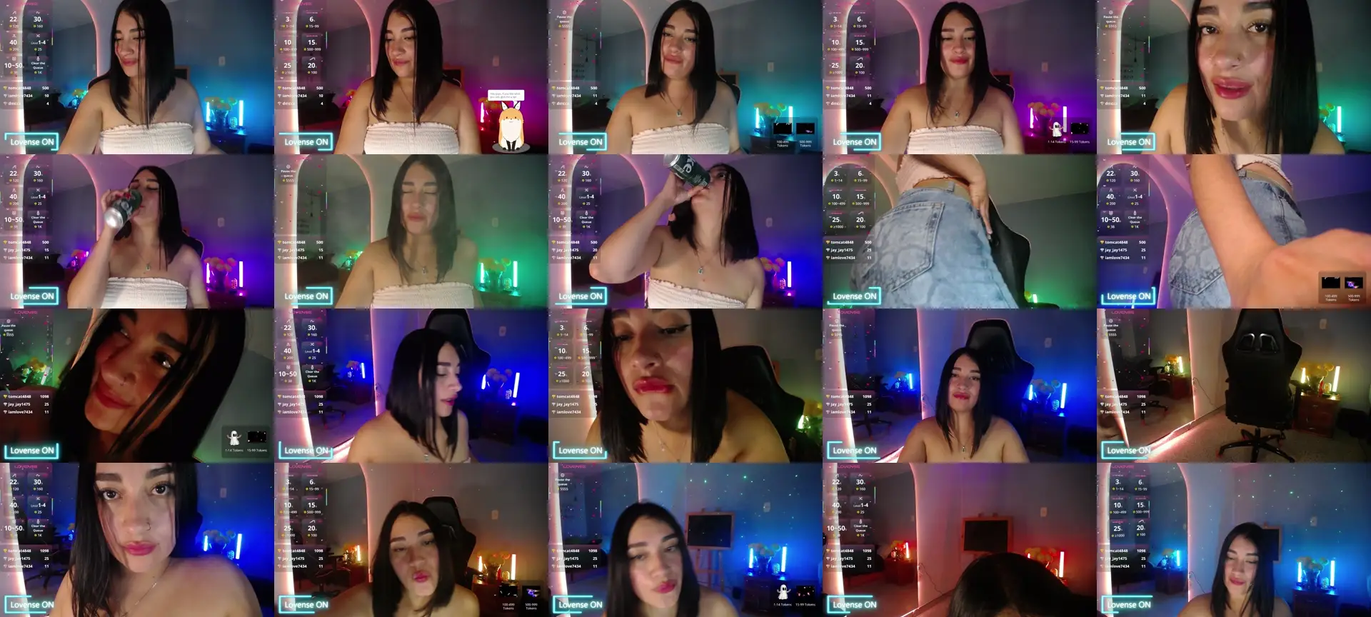 Santa_love photo contact sheet