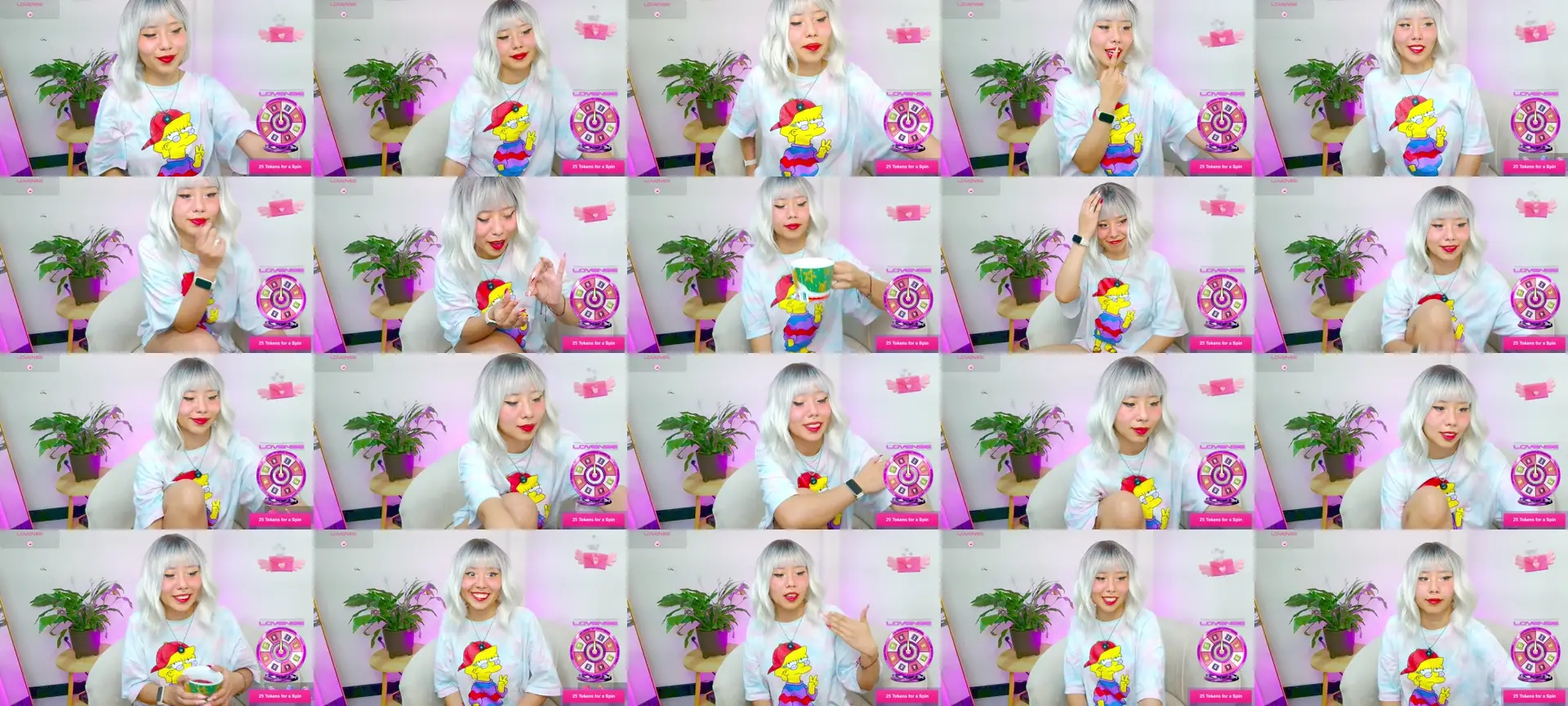 SofieKittie photo contact sheet