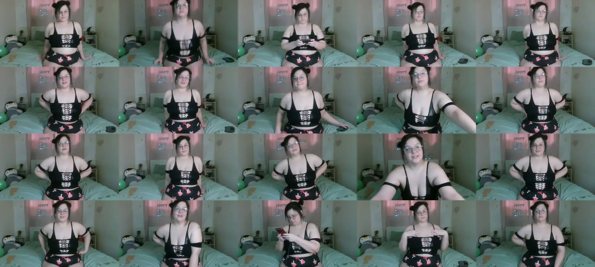 TiaLove photo contact sheet