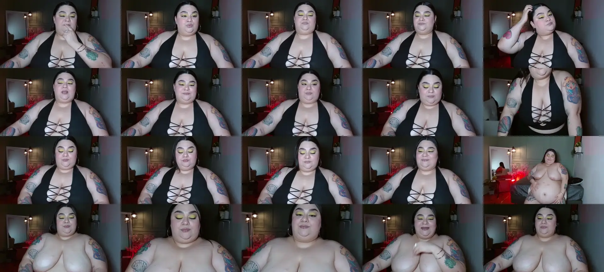 Tiffany_bbw photo contact sheet