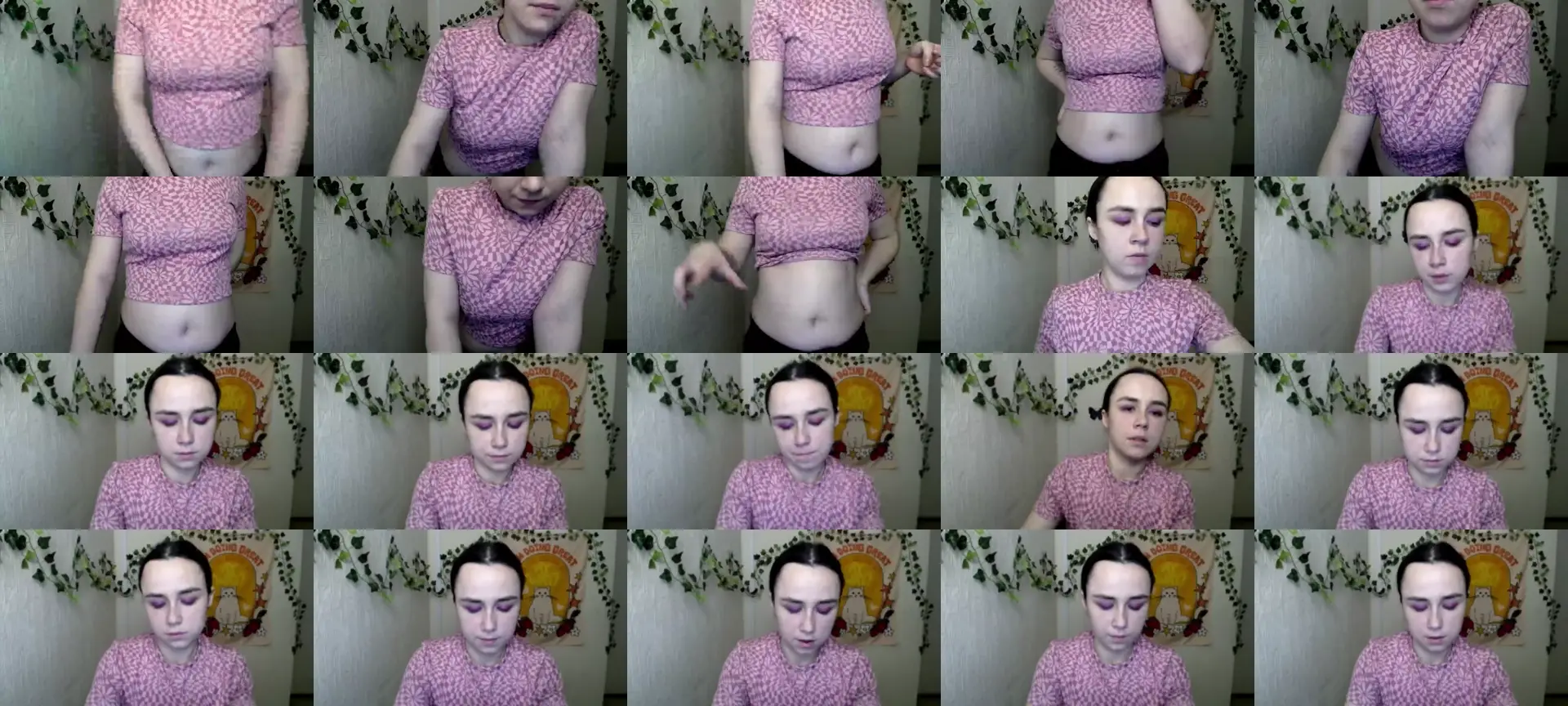 VeryShy_Girl photo contact sheet