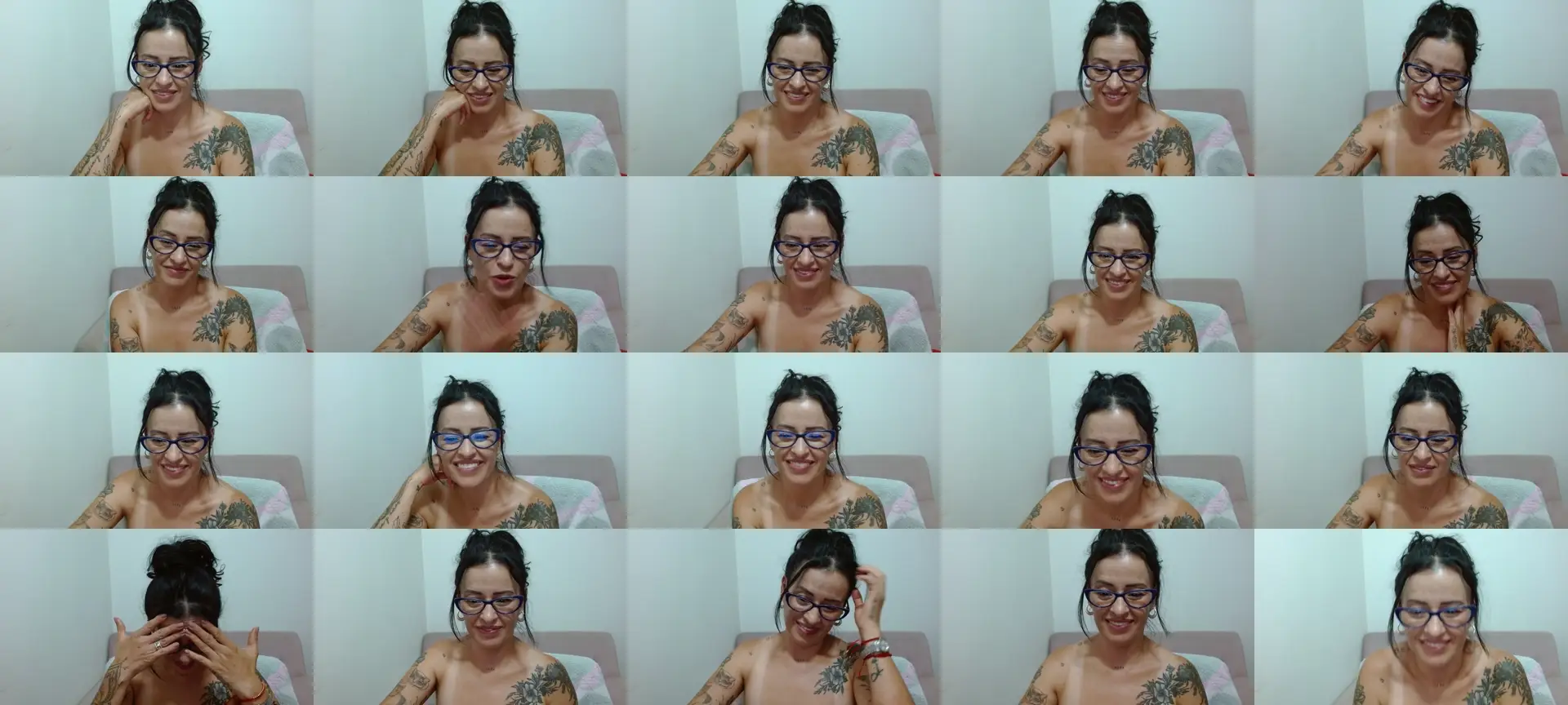 WomanLovely photo contact sheet