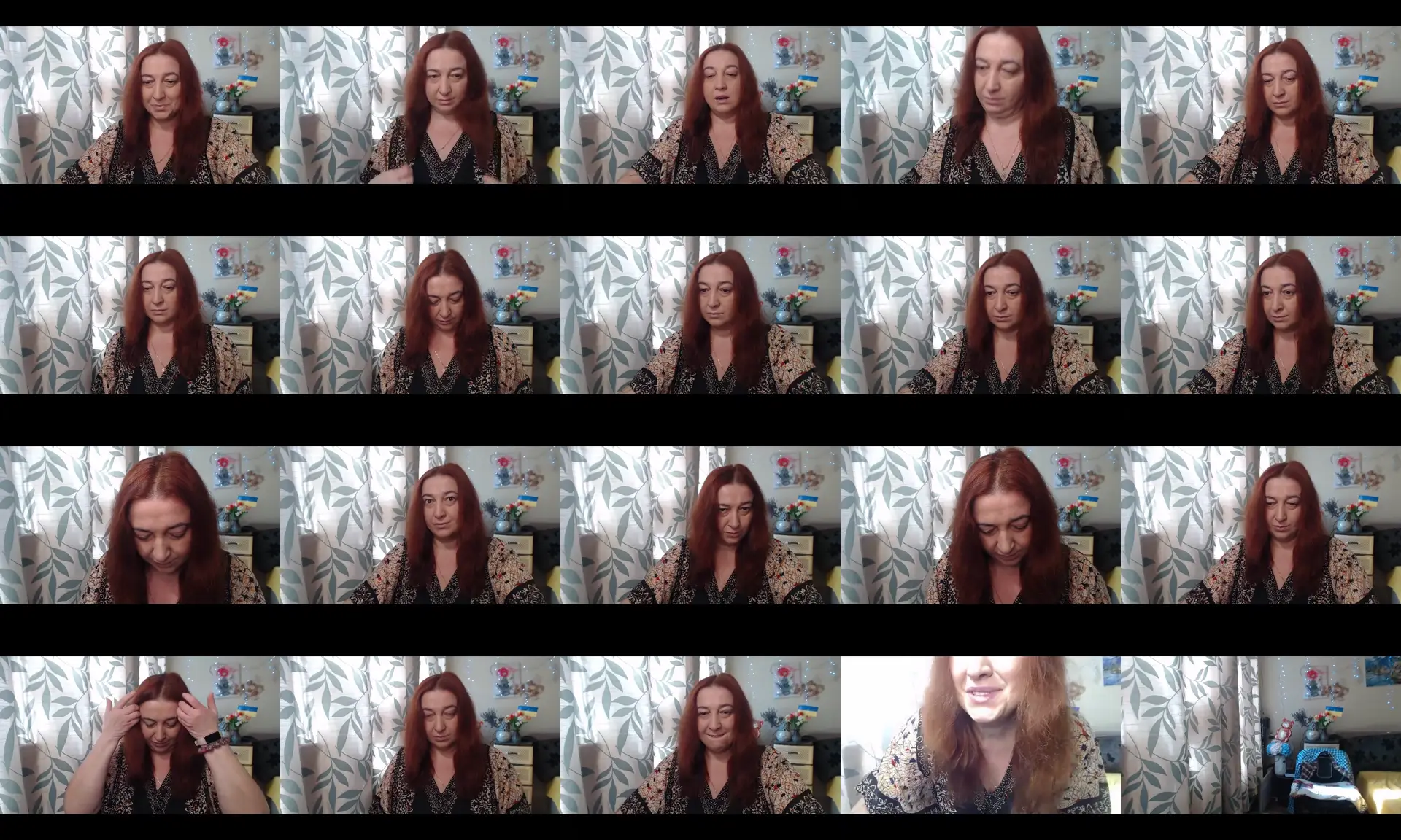 YourFoxyLady photo contact sheet