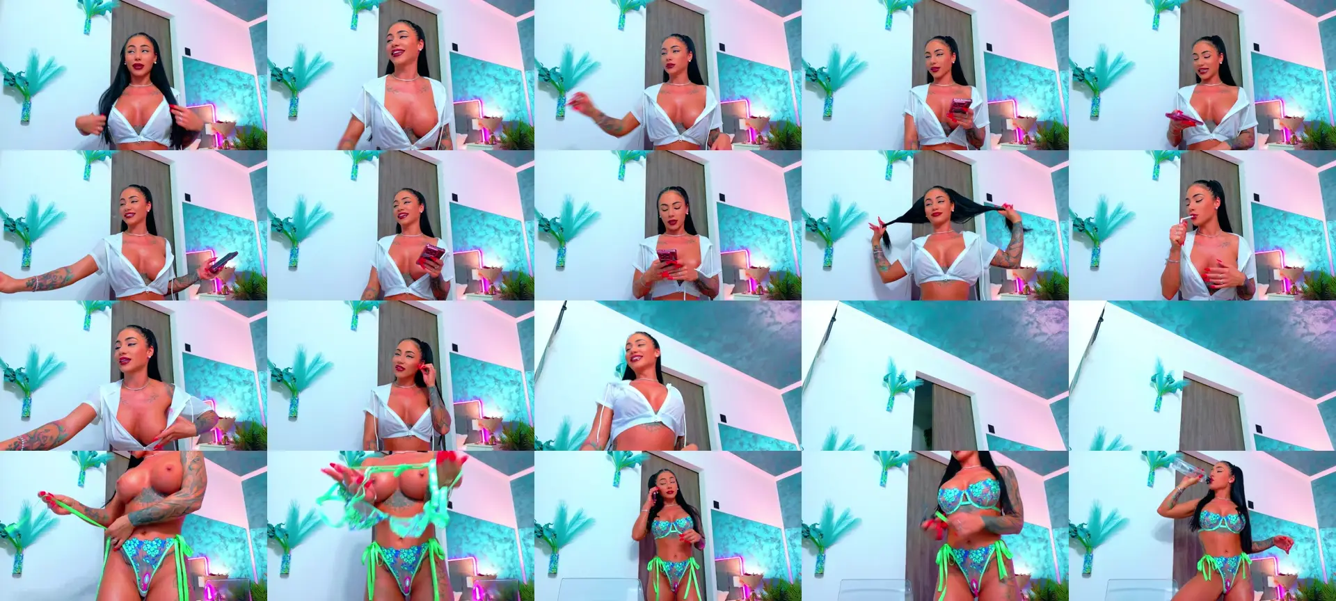 CandyEyesXXX photo contact sheet