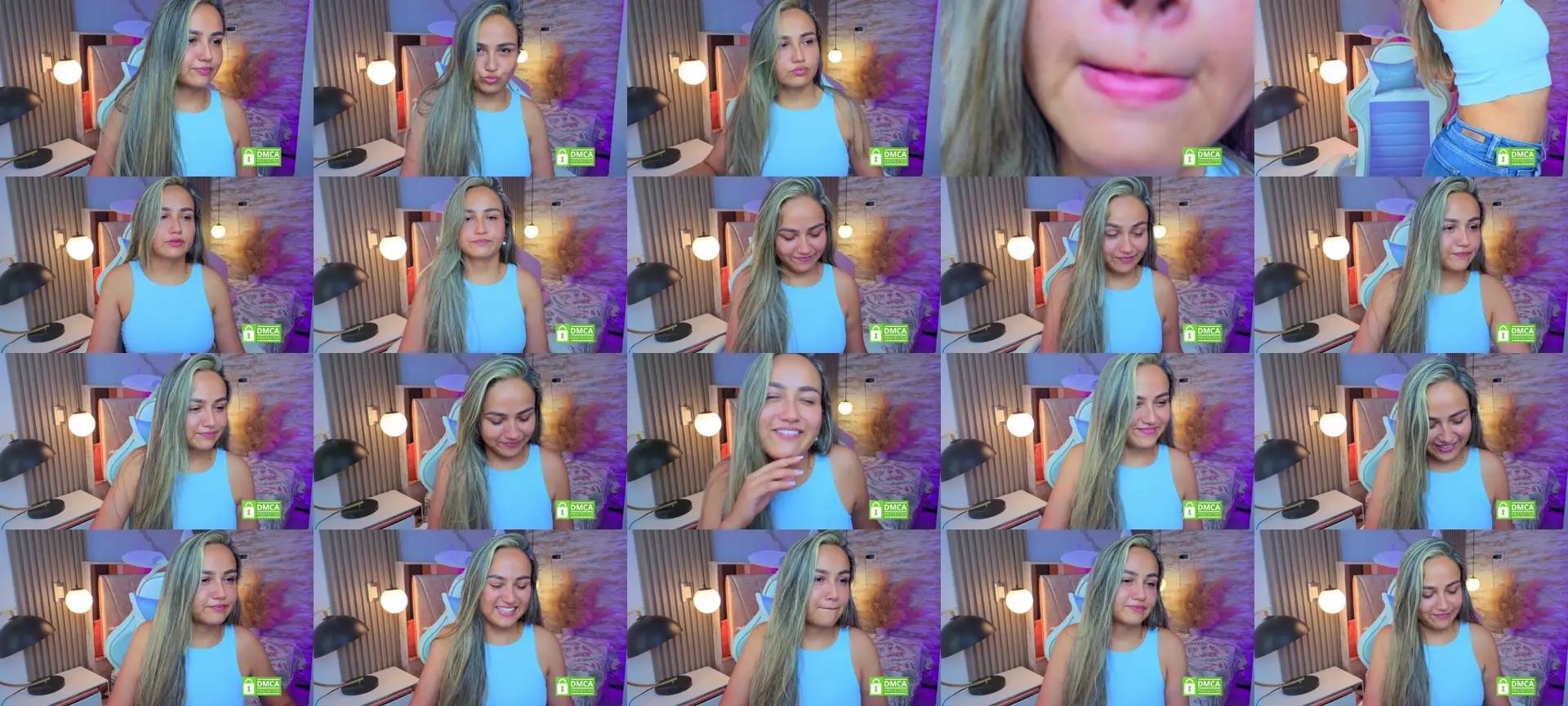 Amelie_up photo contact sheet