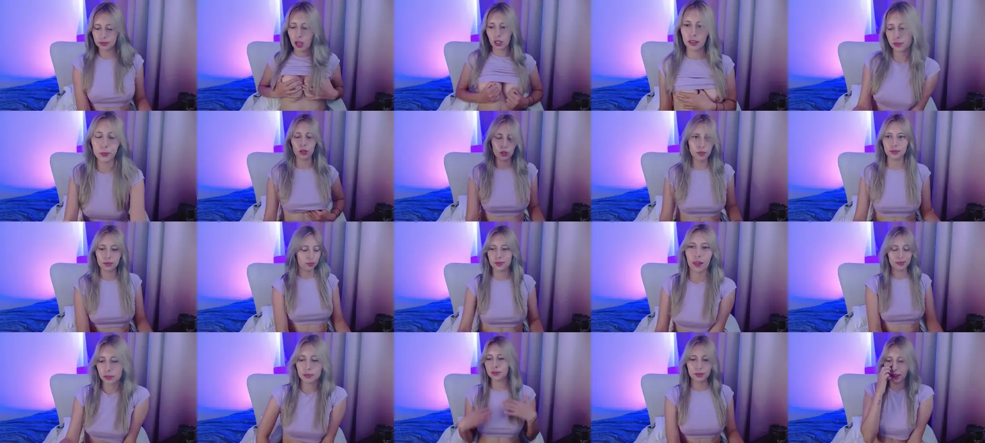 BlueCoraline photo contact sheet