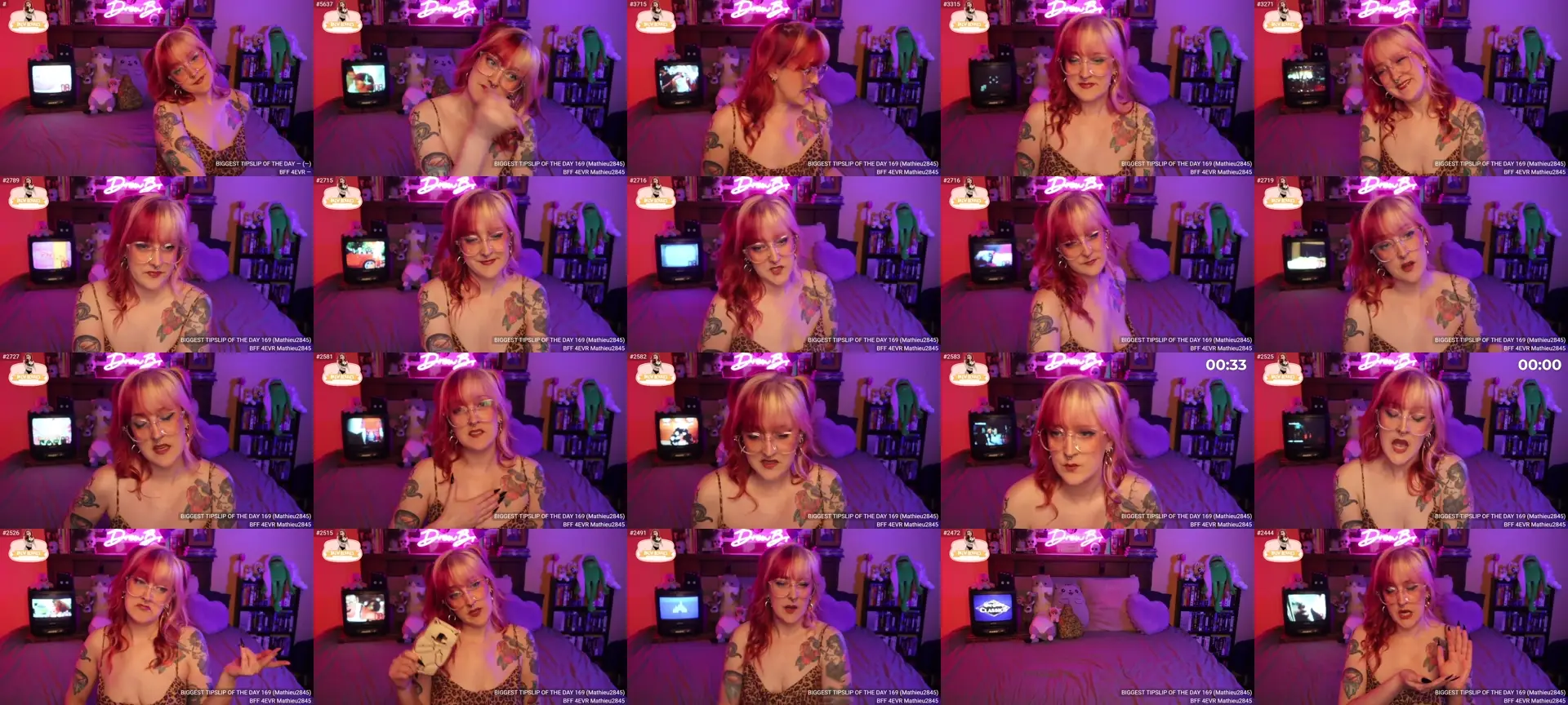 DrewBerries photo contact sheet