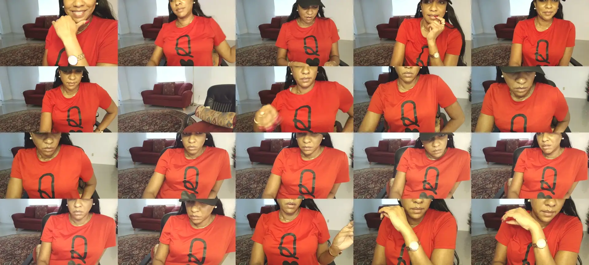 GoddessXandra photo contact sheet