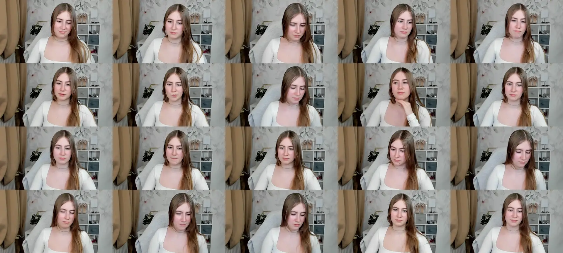 MeganStudent photo contact sheet