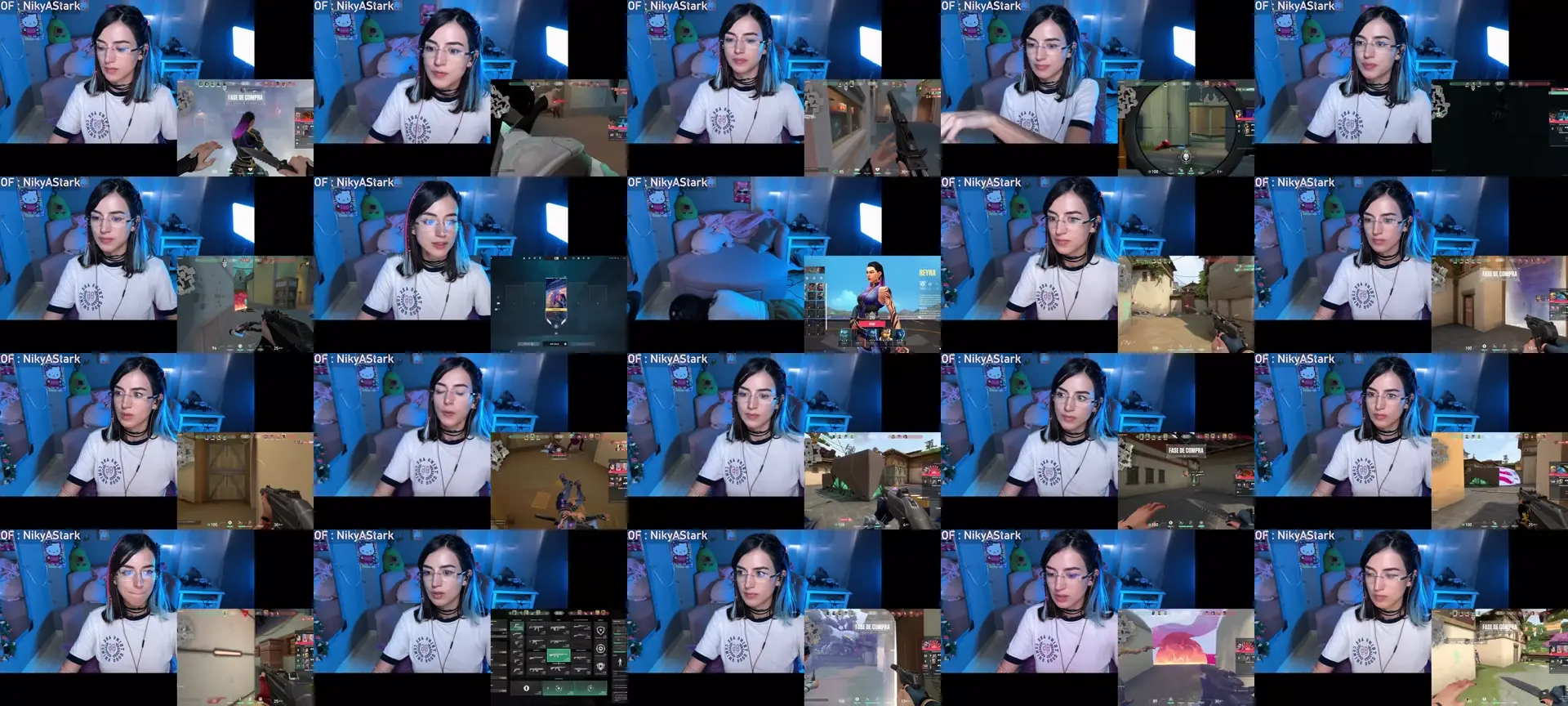 Nikyastark photo contact sheet