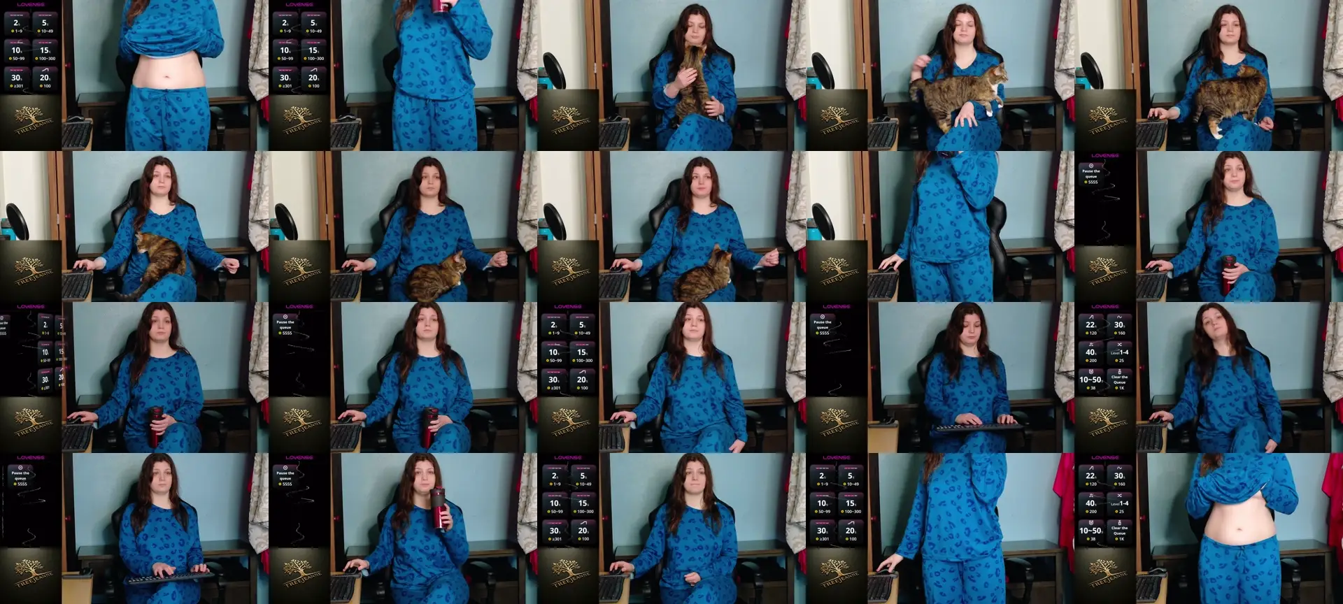 TreeJeanne photo contact sheet