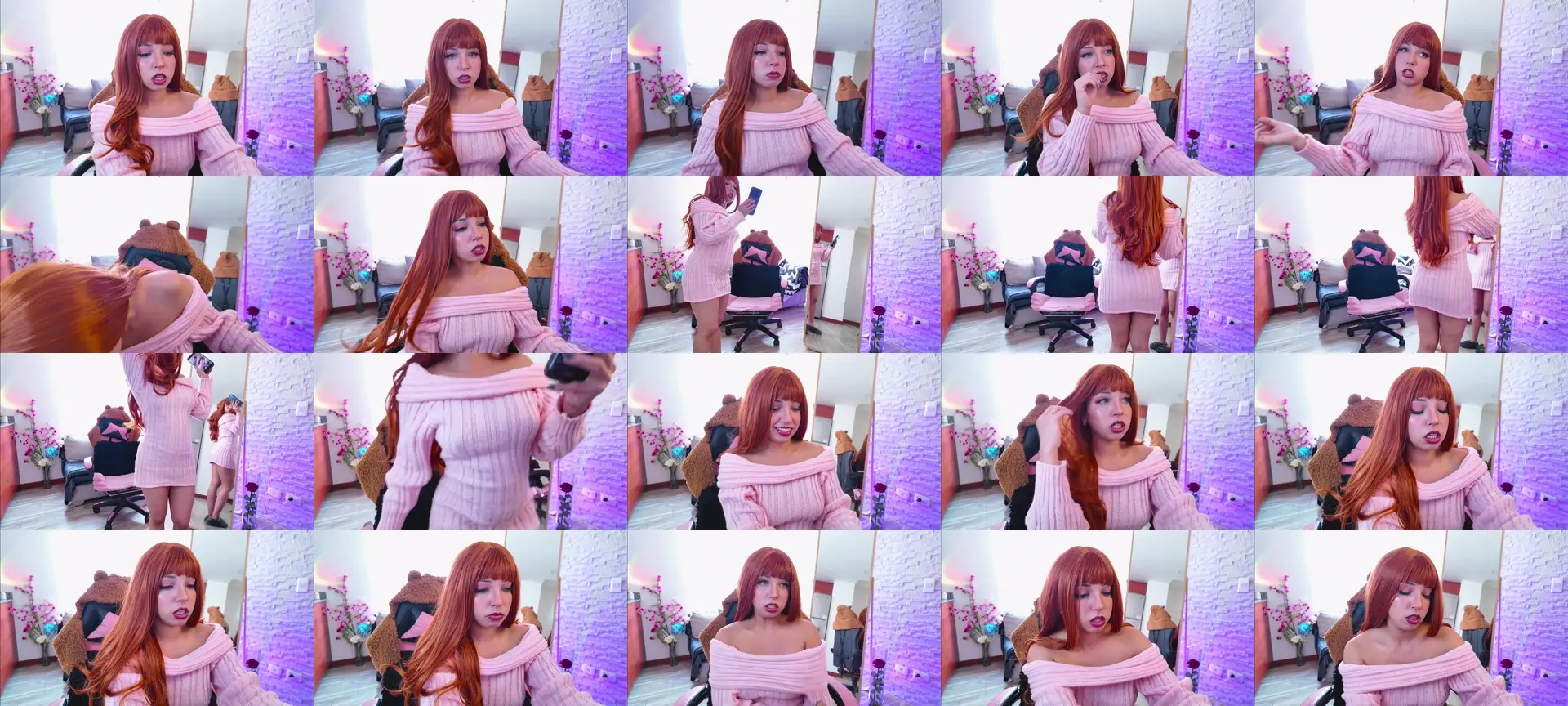 AliceSwanVip photo contact sheet