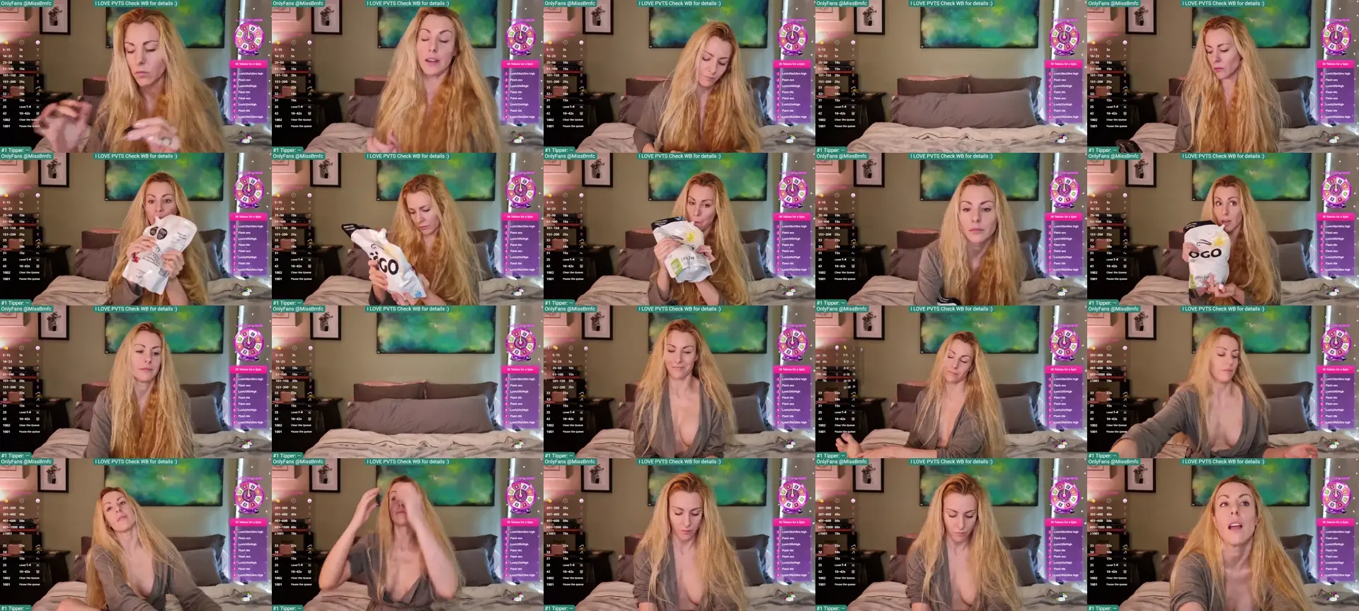 aMissBliss photo contact sheet