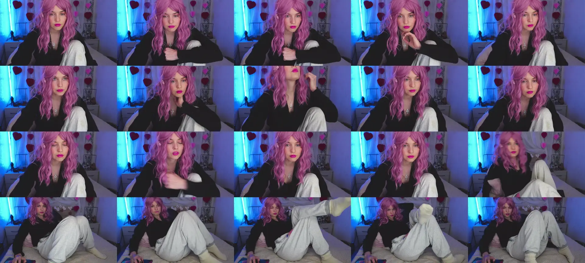 AngelikaRouge photo contact sheet