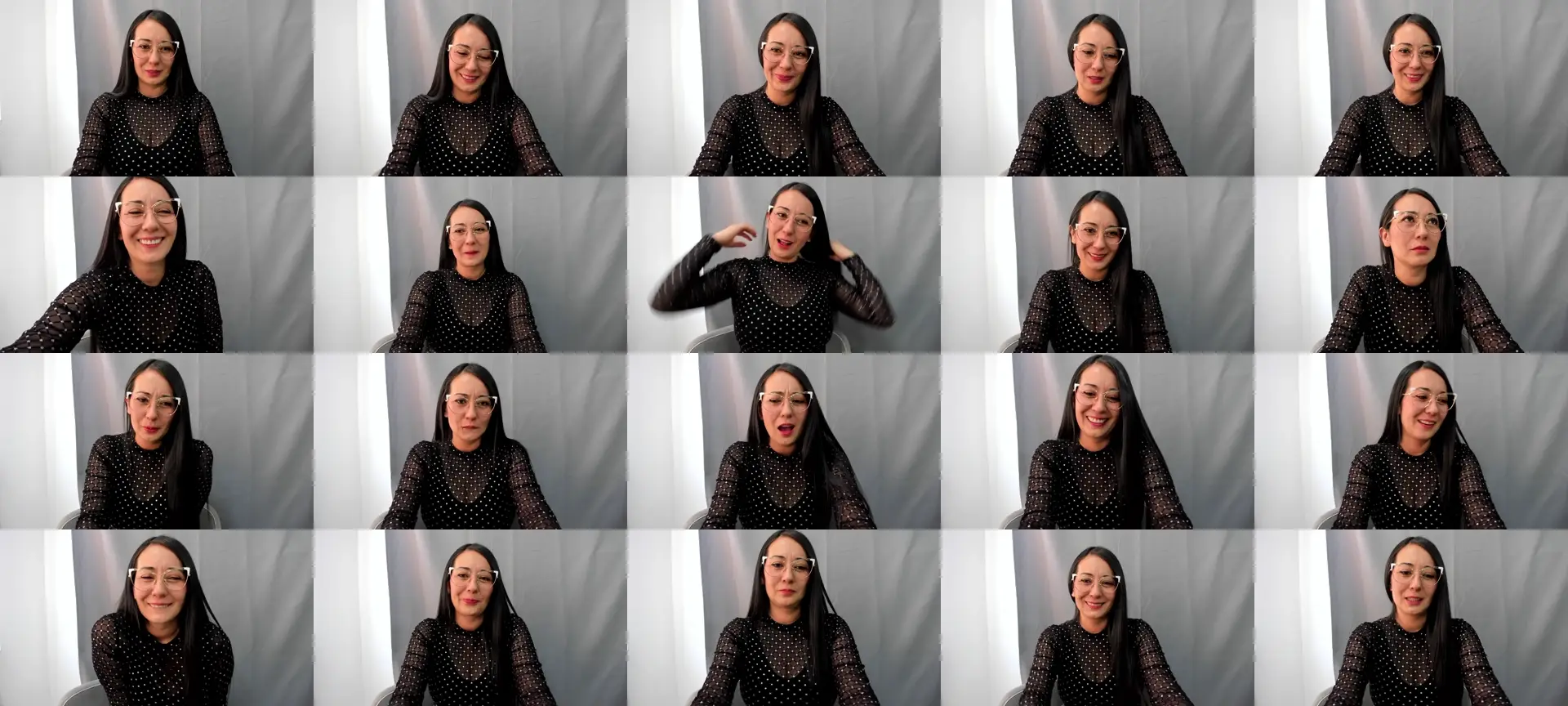 Ariiiannaa photo contact sheet