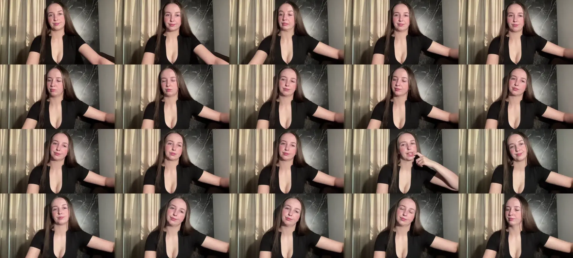 CharlotteTrue photo contact sheet