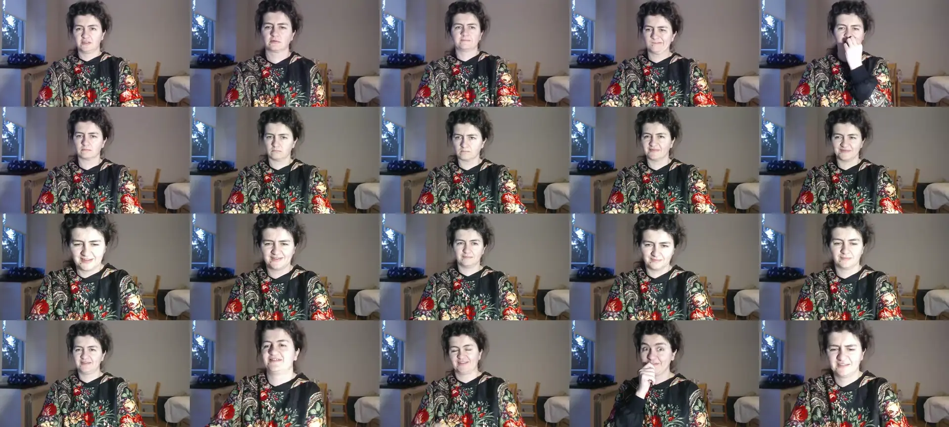 Charmani photo contact sheet