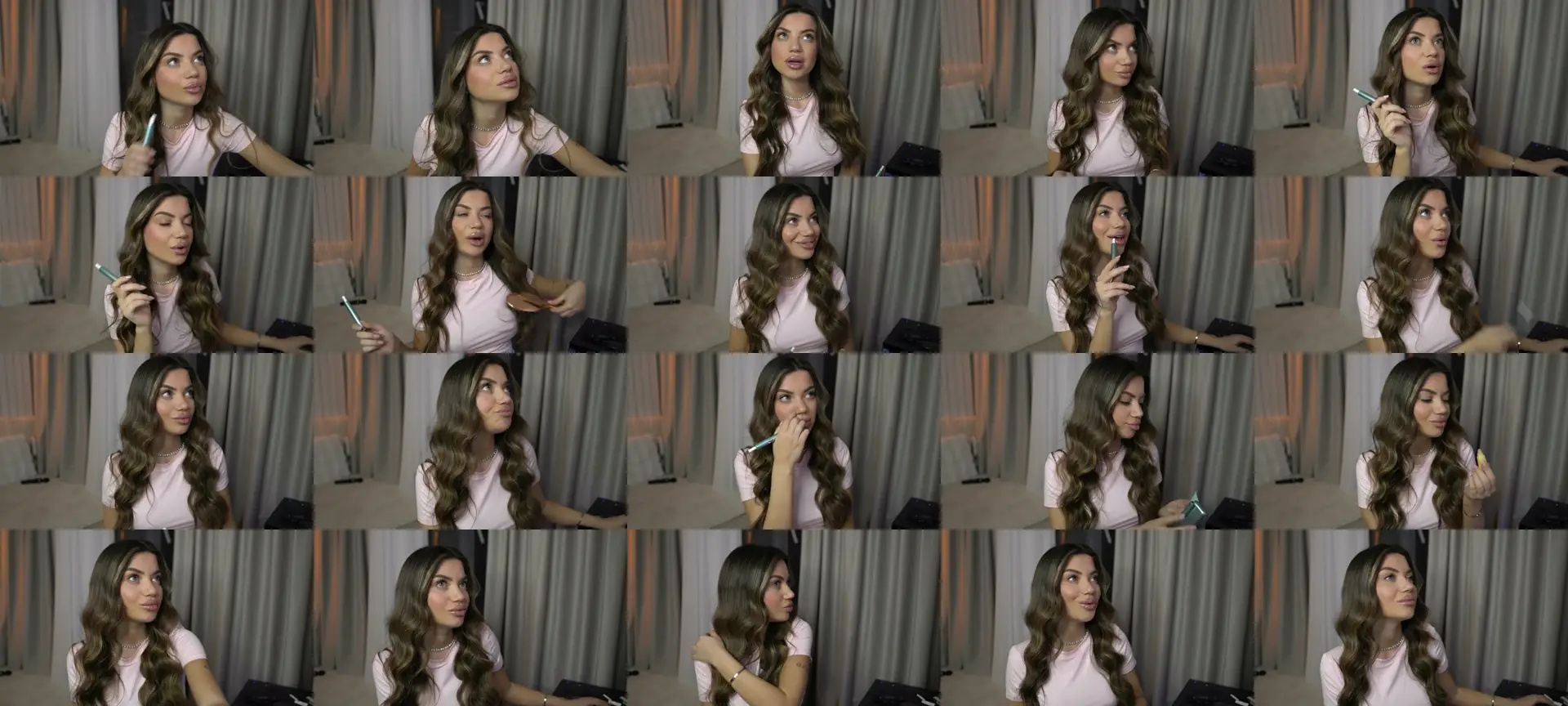 EsmeLuv photo contact sheet