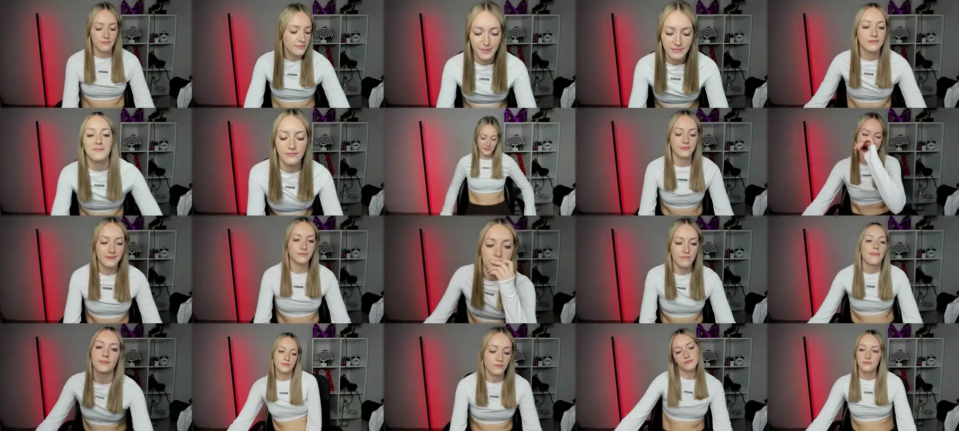 EvelynBlond photo contact sheet