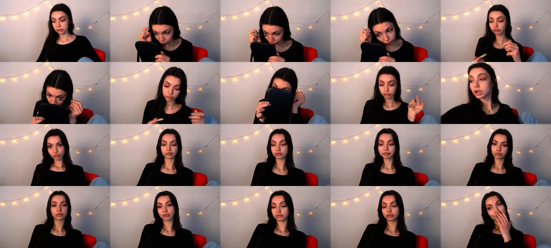 EvilMuse photo contact sheet