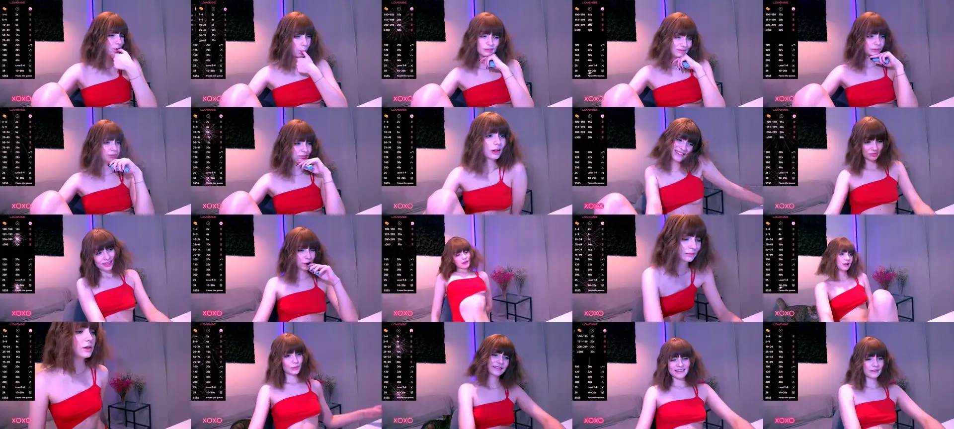 HinataHot photo contact sheet