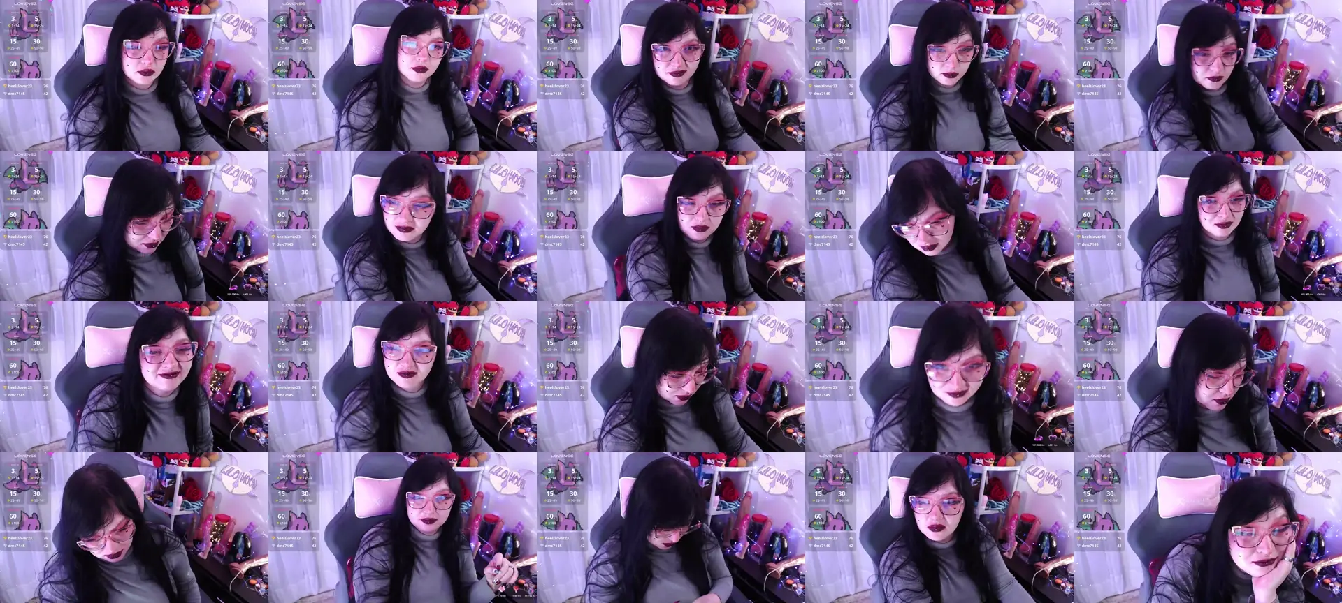 LiloMoon69 photo contact sheet