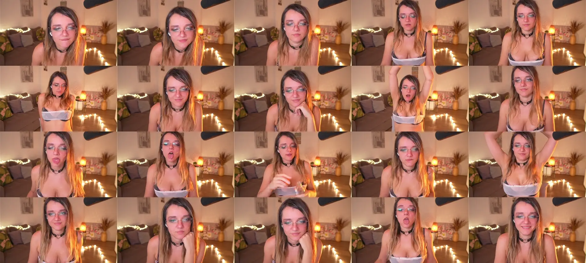 MagneticAmy photo contact sheet